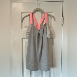 Lululemon pink and gray tank top Size 6